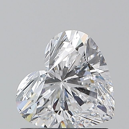 1.02 carat D-SI2 Natūralus Heart Deimantas (1)