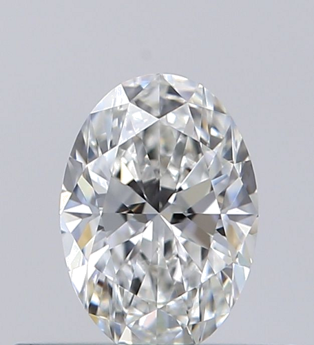0.4 carat F-VVS1 Natūralus Oval Deimantas (1)