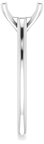 Sužadėtuvių Žiedas „Solitaire“ 585 Baltojo Aukso Round 9mm (4)