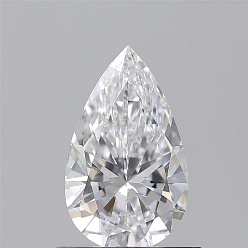 0.7 carat D-IF Natūralus Pear Deimantas (1)