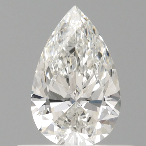 0.5 carat G-VVS2 Natūralus Pear Deimantas (1)