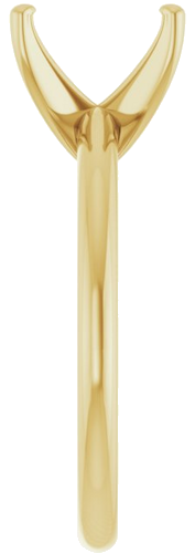 Sužadėtuvių Žiedas „Solitaire“ 585 Geltonojo Aukso Emerald 8mm x 6mm (4)