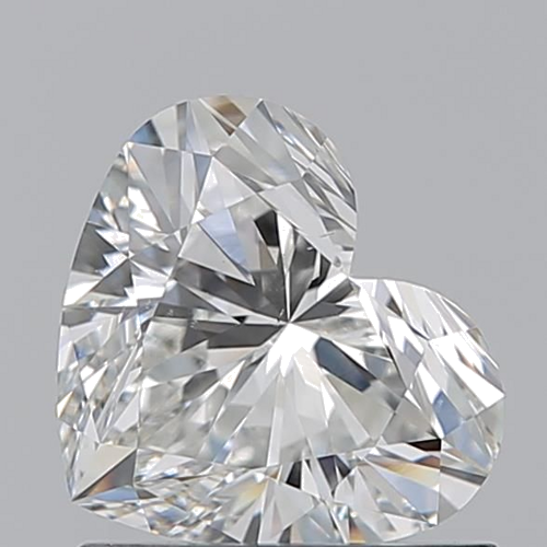 1.01 carat G-VS2 Natūralus Heart Deimantas (1)