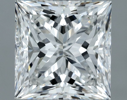2.02 carat F-SI1 Natūralus Princess Deimantas (1)