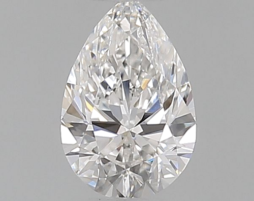 0.26 carat F-VVS2 Natūralus Pear Deimantas (1)