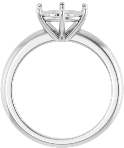 Sužadėtuvių Žiedas 950 Platinos Round 8.8mm (2)