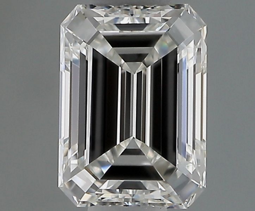 0.5 carat F-VVS2 Natūralus Emerald Deimantas (1)
