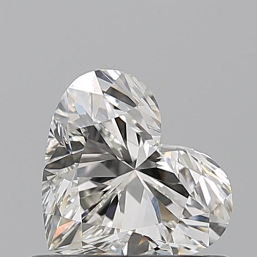 0.63 carat J-VVS1 Natūralus Heart Deimantas (1)