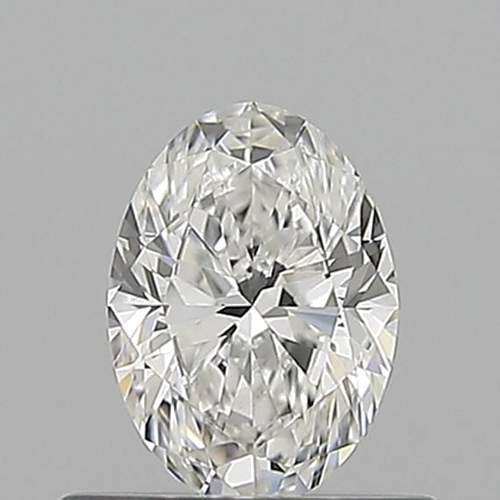 0.5 carat F-VS2 Natūralus Oval Deimantas (1)