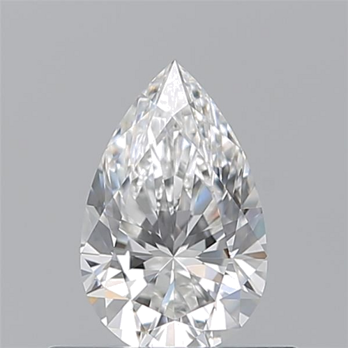 0.52 carat G-VVS2 Natūralus Pear Deimantas (1)