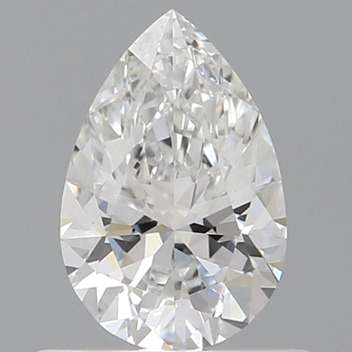 0.51 carat E-VVS2 Natūralus Pear Deimantas (1)
