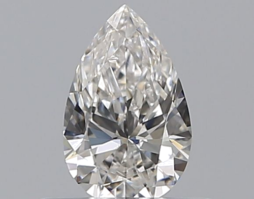 0.37 carat F-VS1 Natūralus Pear Deimantas (1)