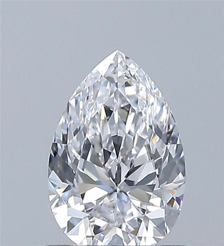 0.7 carat D-VS1 Natūralus Pear Deimantas (1)