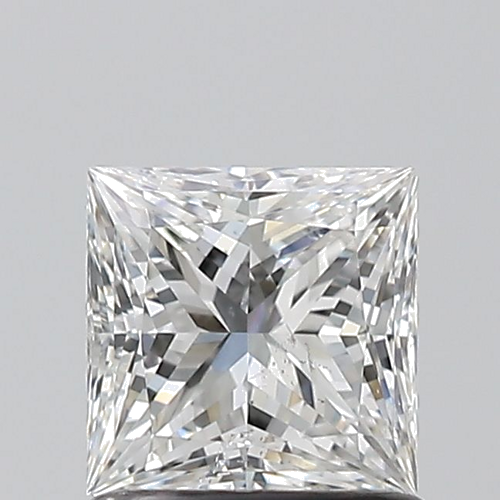 1.01 carat F-SI2 Natūralus Princess Deimantas (1)