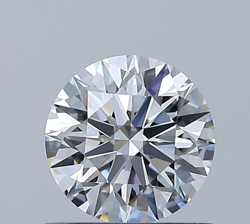 0.63 carat D-VVS1 Excellent cut Natūralus Round Deimantas (1)