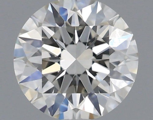 0.67 carat I-VVS1 Excellent cut Natūralus Round Deimantas (1)