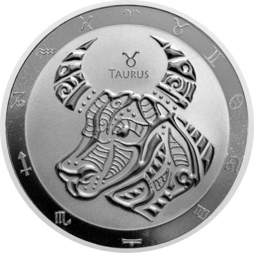 1 oz Taurus 2024 (Zodiac Series) Tokelau Silver Coin (1)