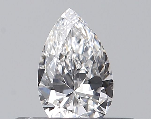 0.25 carat D-VS1 Natūralus Pear Deimantas (1)