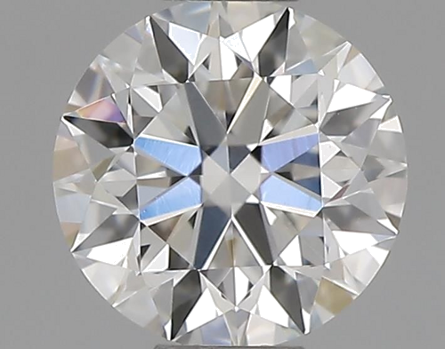 0.43 carat F-VVS1 Excellent cut Natūralus Round Deimantas (1)