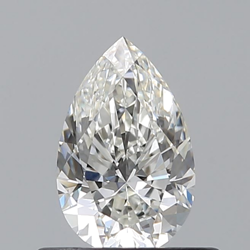 0.5 carat H-VVS1 Natūralus Pear Deimantas (1)