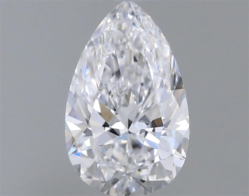 0.5 carat D-VS1 Natūralus Pear Deimantas (1)