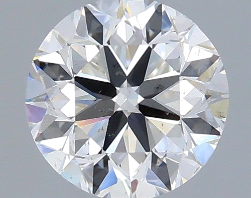 0.91 carat H-SI1 Very Good cut Natūralus Round Deimantas (1)