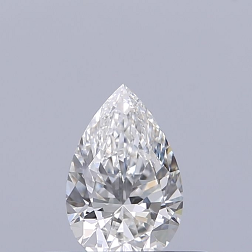 0.3 carat F-VVS2 Natūralus Pear Deimantas (1)