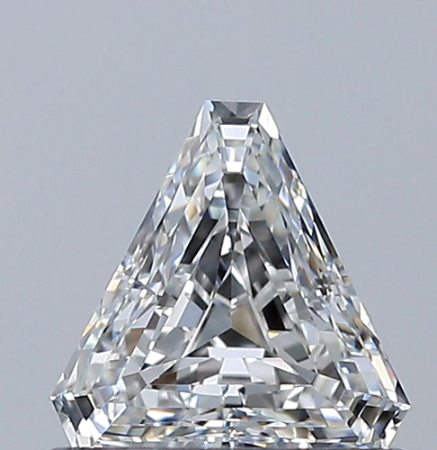 0.5 carat G-VS1 Natūralus Triangular Deimantas (1)