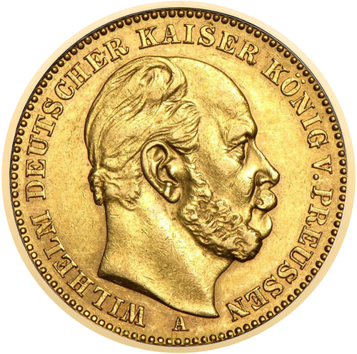 20 Mark Wilhelm I (1871–1888) German Empire Gold Coin (1)