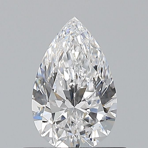 0.61 carat D-VVS1 Natūralus Pear Deimantas (1)