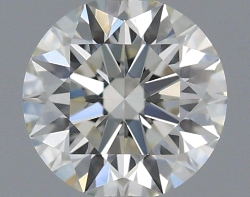 0.39 carat K-VVS2 Excellent cut Natūralus Round Deimantas (1)