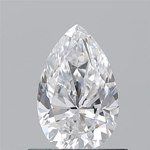 0.7 carat D-VS2 Natūralus Pear Deimantas (1)