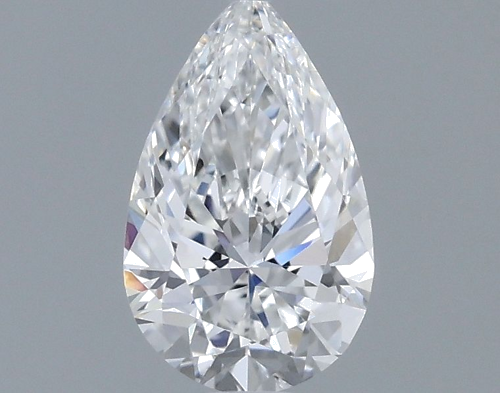 0.51 carat F-VS1 Natūralus Pear Deimantas (1)