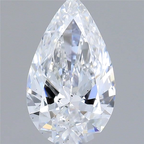 0.5 carat D-SI1 Natūralus Pear Deimantas (1)