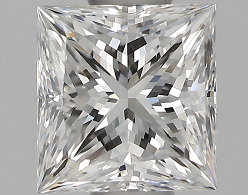 0.58 carat E-VVS1 Natūralus Princess Deimantas (1)