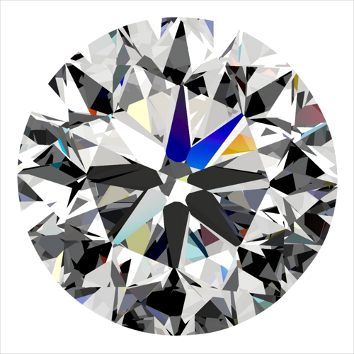 0.3 carat J-SI2 Very Good cut Natūralus Round Deimantas (1)