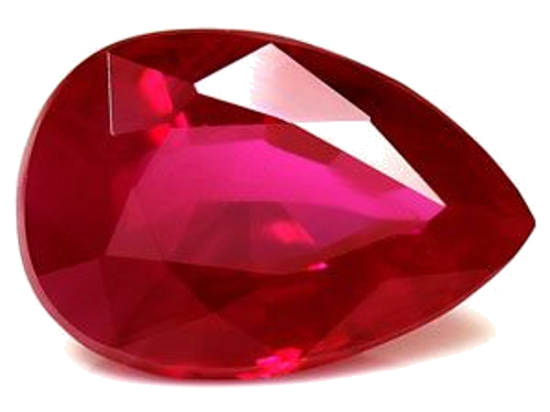 0.82 carat RED Pear Rubinas (1)