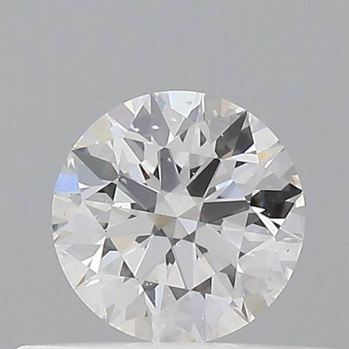 0.37 carat F-SI1 Excellent cut Natūralus Round Deimantas (1)