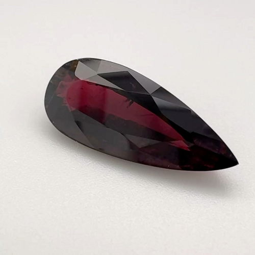 4.015 carat RED Pear Tourmaline (1)