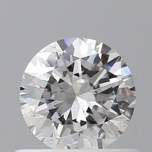 0.5 carat F-SI2 Very Good cut Natūralus Round Deimantas (1)