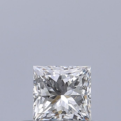 0.32 carat D-VVS1 Natūralus Princess Deimantas (1)