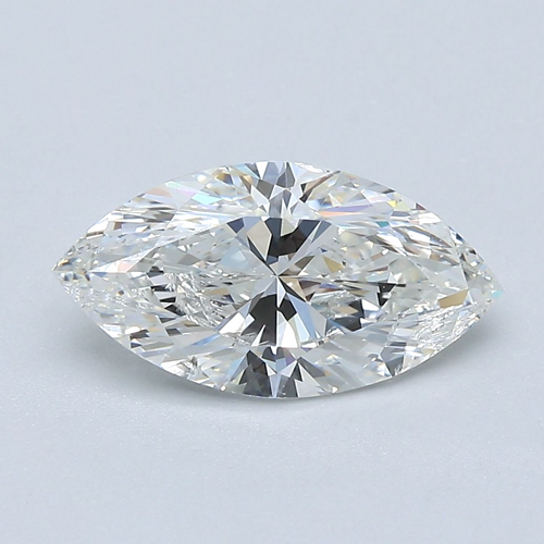1.7 carat G-SI1 Natūralus Marquise Deimantas (1)