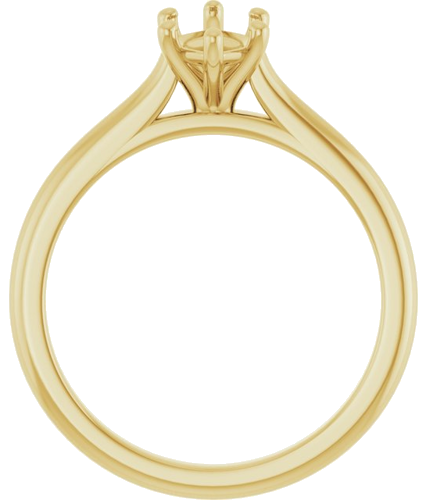 Sužadėtuvių Žiedas „Accented“ 10k yellow gold Marquise 10mm x 5mm (2)