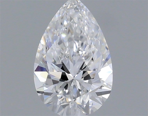 0.3 carat D-VVS2 Natūralus Pear Deimantas (1)