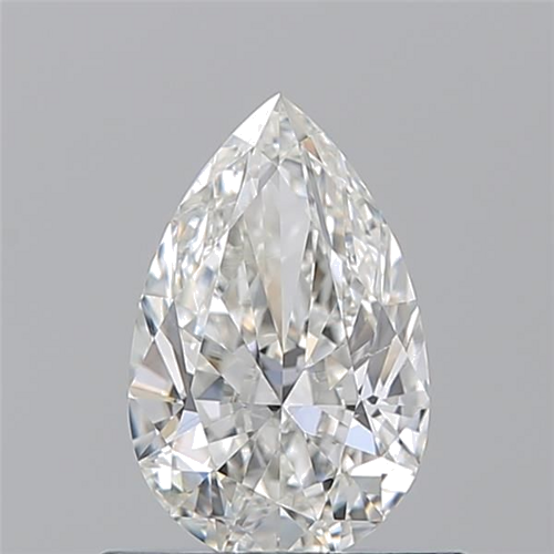 0.7 carat H-SI1 Natūralus Pear Deimantas (1)