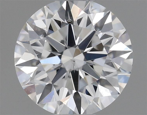 0.45 carat F-SI1 Excellent cut Natūralus Round Deimantas (1)
