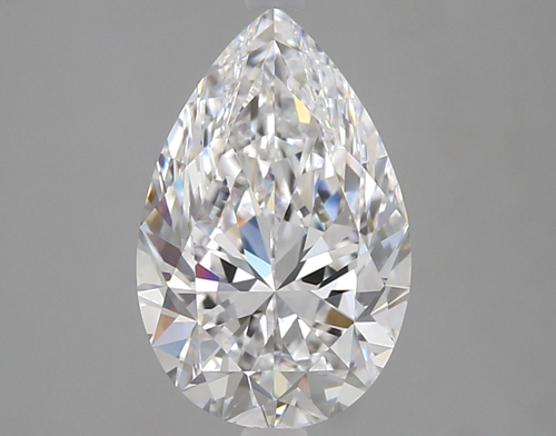 3.01 carat D-FL Natūralus Pear Deimantas (1)