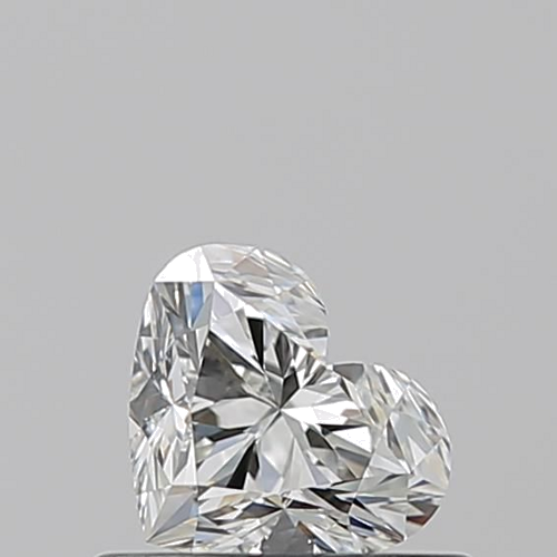 0.52 carat I-VVS1 Natūralus Heart Deimantas (1)