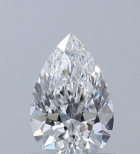 0.6 carat E-VS2 Natūralus Pear Deimantas (1)