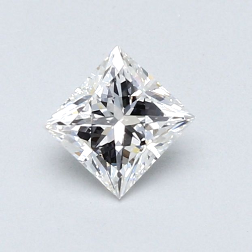 0.49 carat F-VVS2 Natūralus Princess Deimantas (1)